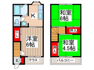 斉藤コ－ポＢの物件間取画像